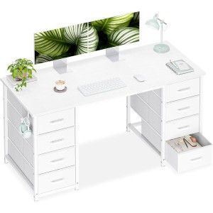 Casaottima 48-Inch Desk with 8 Drawers